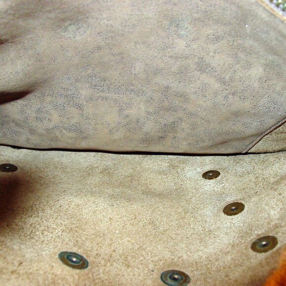 KBD SUDIO Iridescent Leather Dragonfly Pocket Crossbody Bag - Handcrafted in USA - Picture 8 of 11